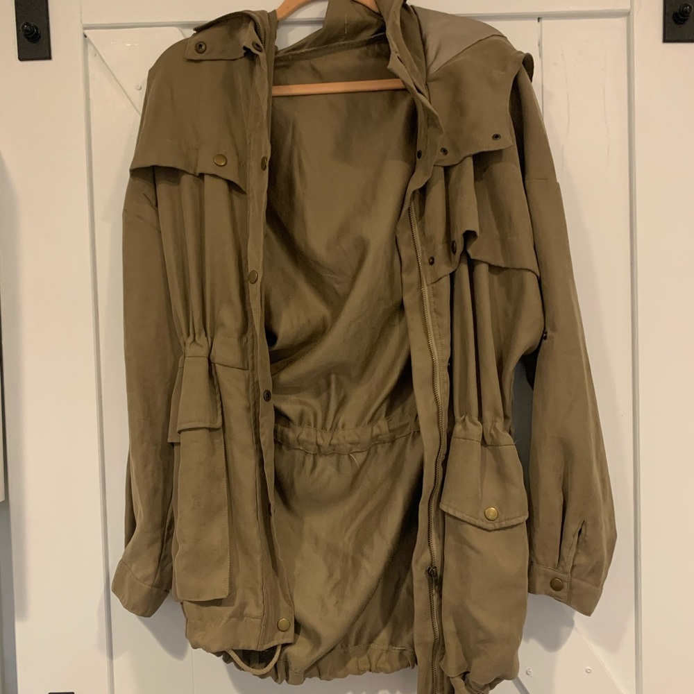 Oversized army jacket
